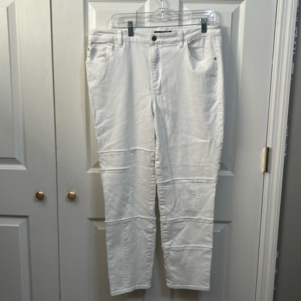 Chico’s black label denim. White jeans. Size 2.5